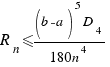 R_n <= {(b - a)^5 D_4}/{180n^4}