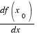 {df(x_0)}/{dx}